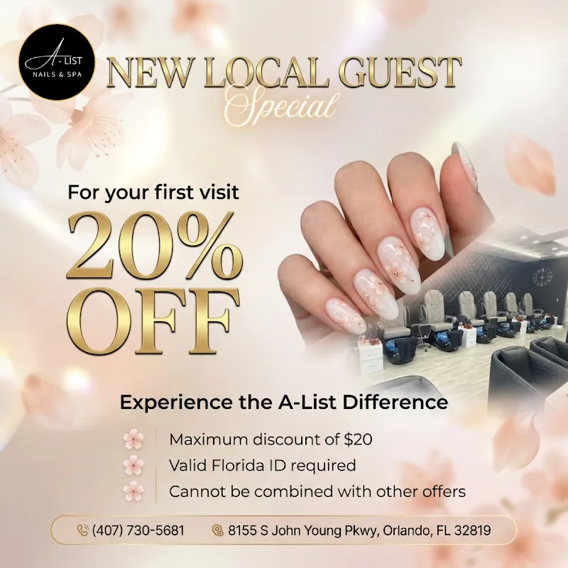 A-List Nails & Spa Orlando — Nail salon in Orlando
